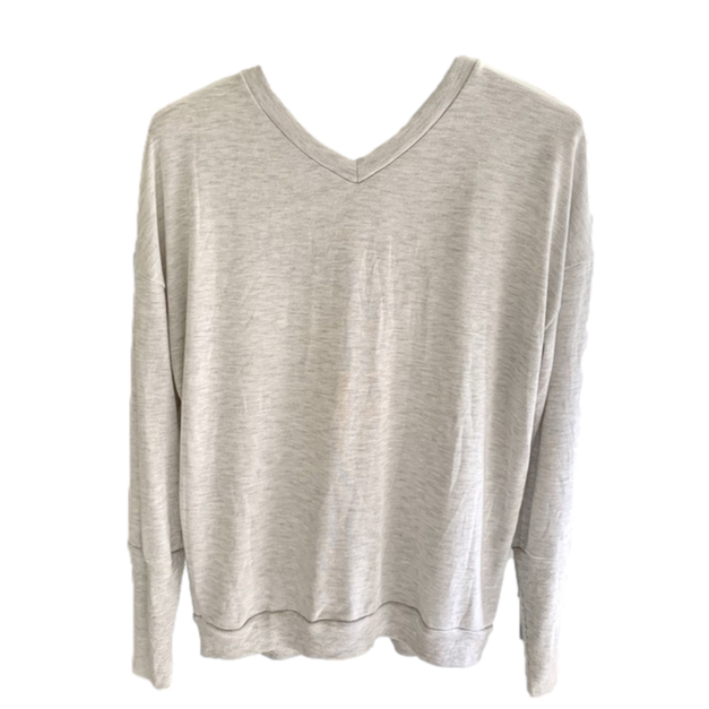 TopShop Long Sleeve Gray Shirt